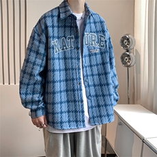 秋季新款夹克男nature轻奢衬衫外套贴皮刺绣CS02315-P73，男装夹克，星座308B-1