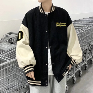男春季新款灯芯绒刺绣卫衣W1106P55图片