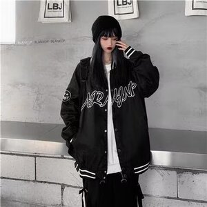 春秋新款女装学生港风复古棒球服韩版绣花百搭休闲夹克外套2025年图片