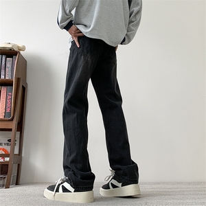 现货S-5XL 加肥加大码黄泥色直筒牛仔裤男 310A-2 BK205 P50 控78图片