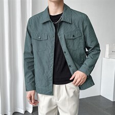 直播新款夹克男轻熟风外套高品质男式JK0916-P85，男装夹克，星座1207-1