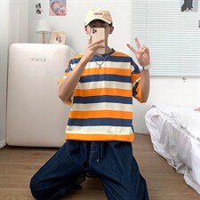 男圆领T恤宽松短袖T1034P28，男装T恤，星座1116-2