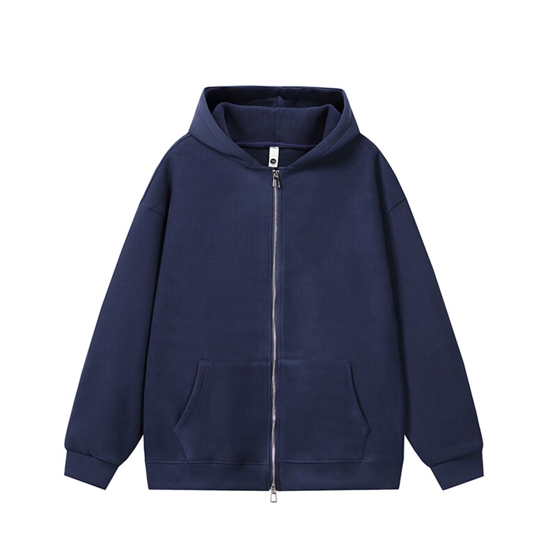 450克双面德绒一件可过冬可二开双拉链开衫连帽卫衣YD25102-P45,男装卫衣,电商B306