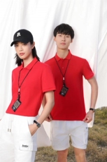 纯色polo衫夏季新款时尚百搭男女同款，男装T恤，冬梦尼服饰