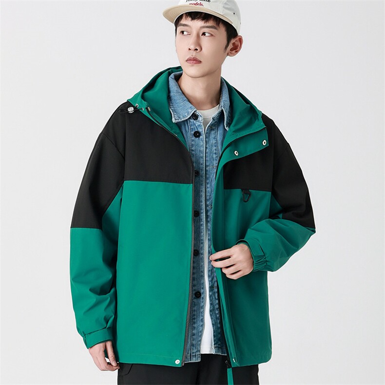 Cityboy情侣时尚连帽冲锋衣外套夹克团体班服,男装夹克,星座301D-5(原星座1415）