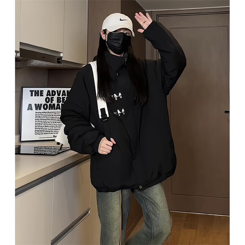 MY102J/P85冬季新款飞机扣棉衣男新中式加棉加厚棉袄外套新款棉服,男装棉衣,电商基地A050