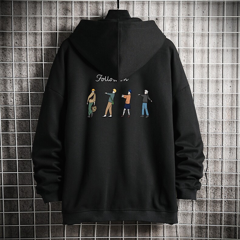 KS21043-P38连帽开衫卫衣男运动外套大码班服网格挂拍,男装卫衣,电商A040A