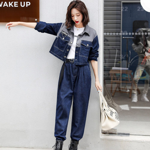 时尚套装女2023秋季新款女装韩版时尚休闲两件套套裤潮,女装套装/套裙,慧尚依恋