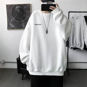 W33 情侣印花圆领秋冬卫衣 常规P28 加绒P38 S-5XL 支持定制图片