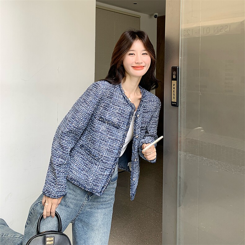 轻奢名媛小香风短款外套女春秋2025新款小个子甜美巨好看流行上衣,女装短外套,2C285