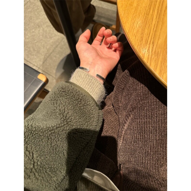 无领摇粒绒外套GS03-P85成分100聚酯纤维,女装短外套,星座1302