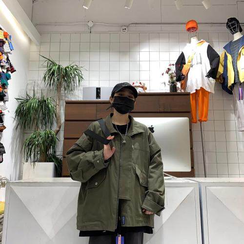 【现货】春季韩版oversize风衣，女装风衣，HV7ING