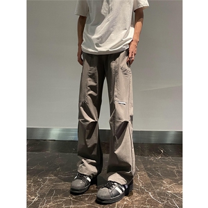 美式复古薄款冰丝休闲裤直筒修身速干伞兵裤7 XZ502-K759-P55控79图片