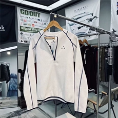 速干UPF50+防晒运动长袖半拉链半高领宽松情侣装t恤JSS06P50，男装防晒衣，电商D256A(原A064A)