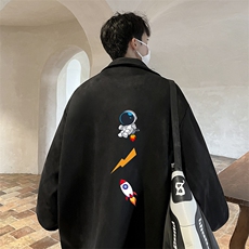 麂皮绒夹克男大码立领褂子外套JK85165-P68加绒款-P78，男装夹克，电商A040