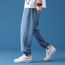 新款中性2024春夏装运动裤港风卫裤男休闲裤男K28/P25，男装休闲裤，电商B226