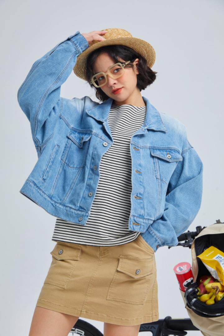 【现货】春季新款，刺绣卡通牛仔外套，其它，AIMEEWQ