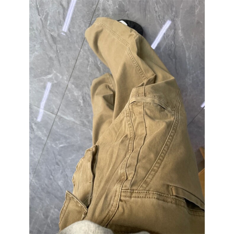 现货！cleanfit高街阔腿工装牛仔裤（纯棉成品水洗）RH12-P78图片