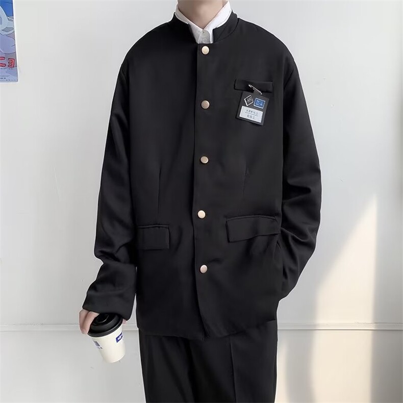 男士秋季新款休闲西装外套配胸牌G23P48,男装西服,星座1116-2
