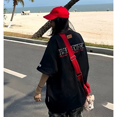 万针全刺绣工艺高品质260克双纱纯棉美式高街短袖T恤特P35，男装T恤，电商A486-1
