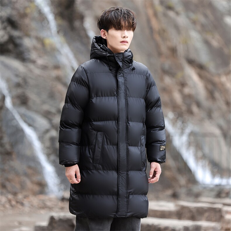 冬季中长款棉服加棉加厚男士棉袄连帽棉衣潮青年A266-MY903-P115，男装棉衣，电商A266