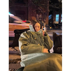 网络图现货！高品质军大衣长款大学生早八零下防寒服JDY01-P85，男装棉衣，星座1005-6