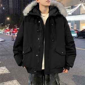 美式毛领派克棉服男冬季加厚工装棉衣情侣外套M060-P110 迷彩P115图片