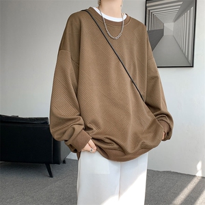 卫衣男秋季新款港风宽松提花套头上衣WY6655-特P28,男装卫衣,星座214-3