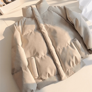 直播现货原版高品质冬季美式帆布皮棉服立体纹理加厚棉衣外套图片