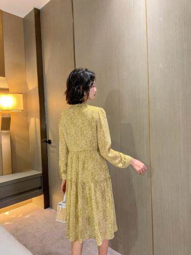 【现货】2021年春夏新品韩版时尚大方百搭连衣裙，女装连衣裙，荷塘月色