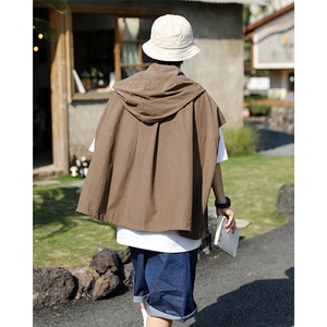 棉麻马甲男女夏薄款宽松无袖休闲马夹外穿坎肩连帽外套MJ012-P35图片
