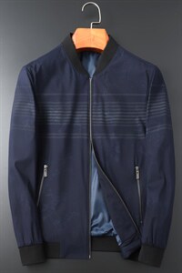 夹克中青年男时尚百搭棒球领商务休闲茄克外套男装ASD86209-P140，男装夹克，电商B212（原钱塘6029）