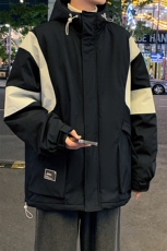 2025冬季主推石墨烯工装加厚连帽抗寒冲锋棉服货号YY2318棉衣，男装棉衣，星座1206（原A206）