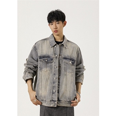 2026新款男士水洗工装牛仔夹克外套上衣N1077/P85，男装夹克，星座202