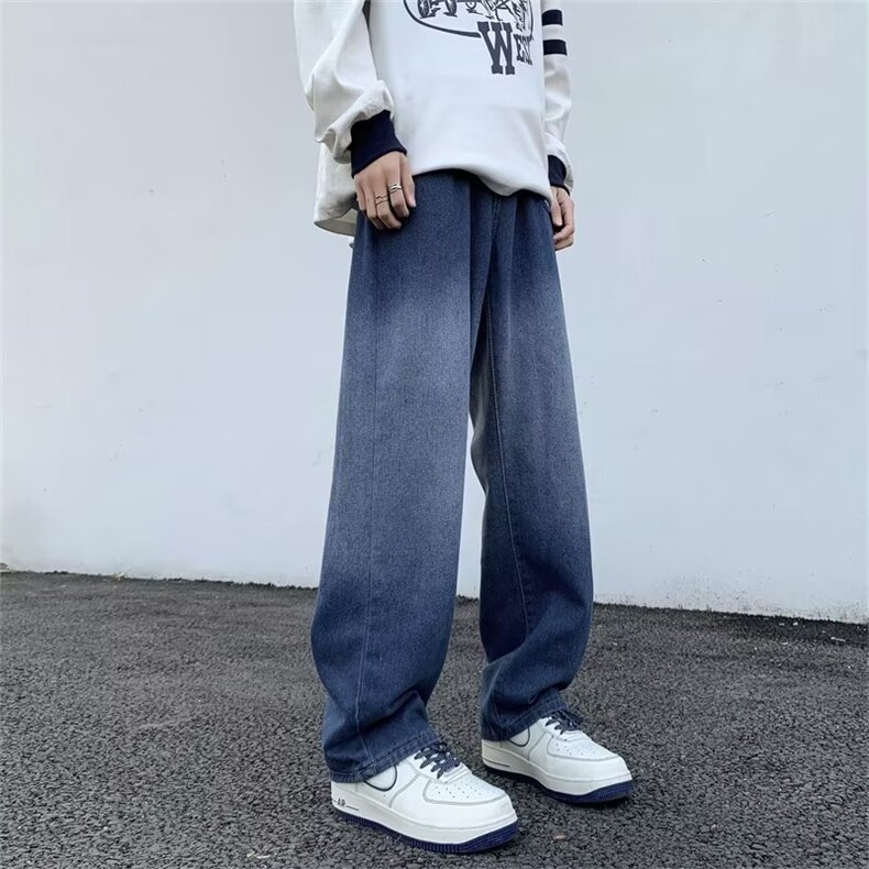 2024美式牛仔裤男款春季长裤潮T1696P40,男装牛仔裤,星座1116-2