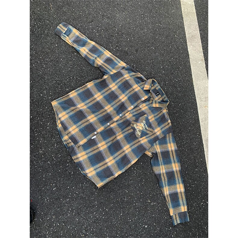 特P35无差价新款百搭长袖时尚春秋格子衬衫-HS2135男模外景,男装衬衫,电商A003