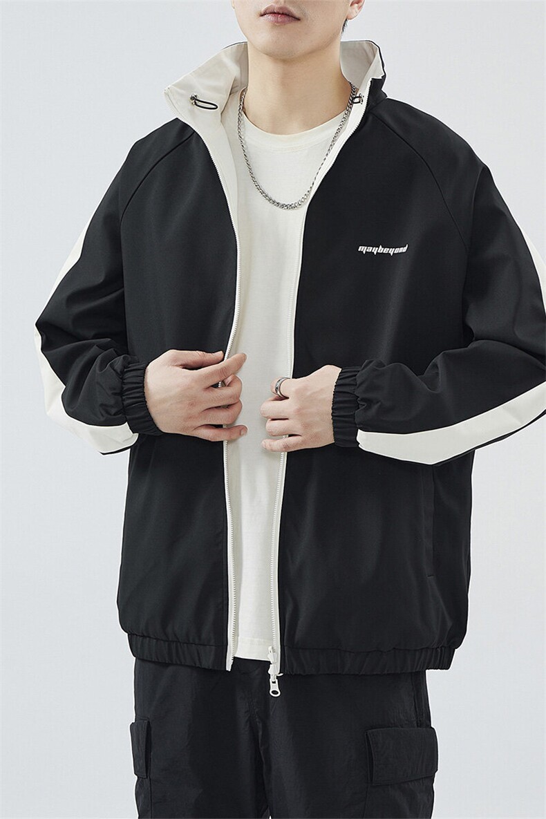 秋季户外夹克男双面穿立领冲锋衣外套DSA157B-JK7904-P68,男装夹克,电商A157B