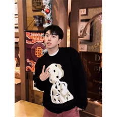 百搭流行ins简约文艺时尚日系长袖毛衣气质潮流慵懒原宿新款MYV27，男装针织衫/毛衣，星座516A