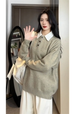 5W件现货亨利领毛衣高级感针织衫青少年保暖外套Q7142-TP35不，男装针织衫/毛衣，电商A102