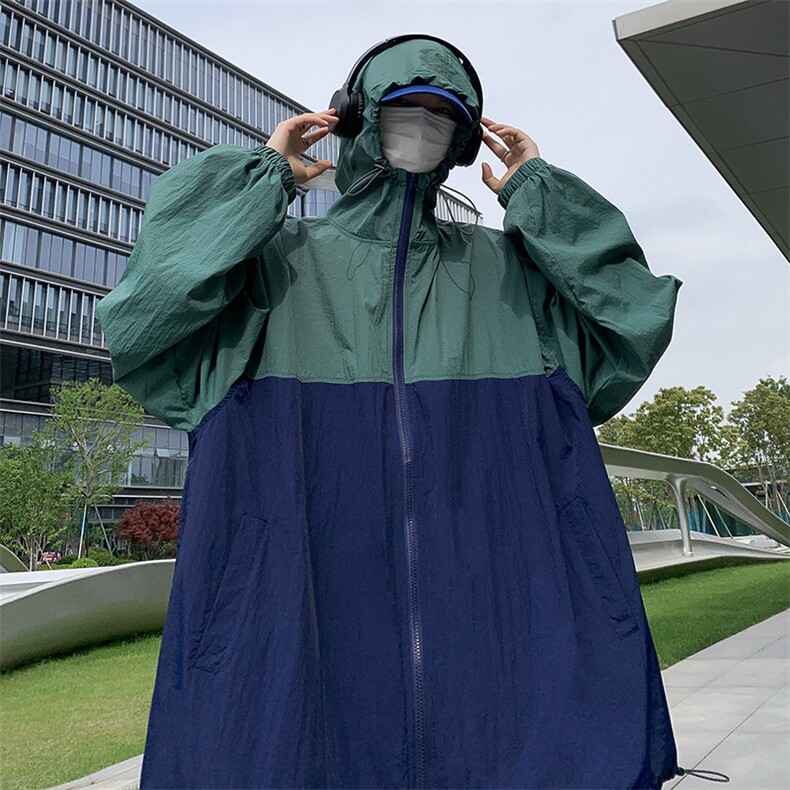 Wt033-P37夏季宽松型潮牌防晒服图片