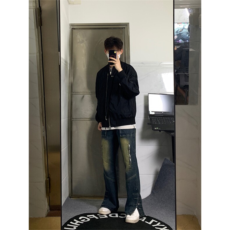 自家图，cleanfit牛仔裤男设计感小众秋冬裤子-KZA33-P65,男装牛仔裤,星座1007（原301D）