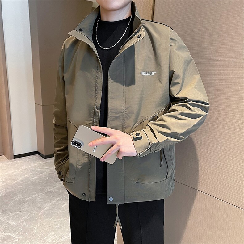 轻熟风夹克上衣外套立领简约JK8401-P95,男装夹克,星座1012-1
