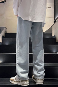 特P30抽绳牛仔裤纯色基础休闲裤882-P30图片