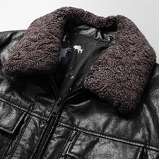 W21130海宁皮衣男头层牛皮白鸭绒羽绒服短款翻领皮夹克冬P780,男装皮衣,电商B360