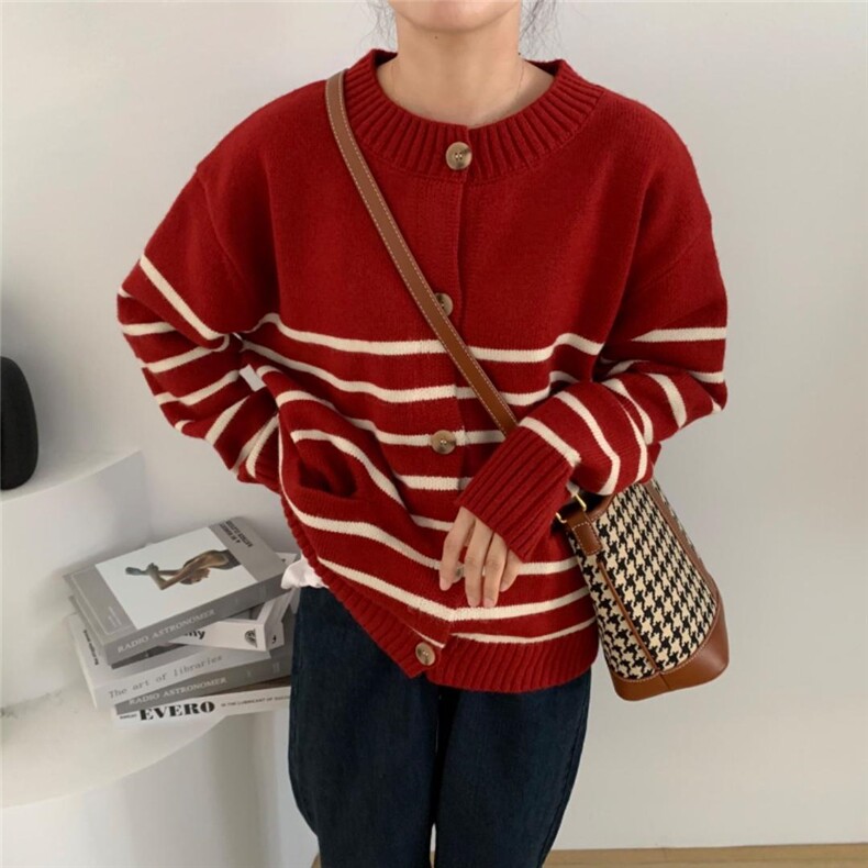 羊毛毛衣开衫，女装针织衫/毛衣，素妮