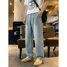 TP28美式潮流高街2026新款秋冬装宽松直筒牛仔裤男款休闲，男装牛仔裤，星座302A-2