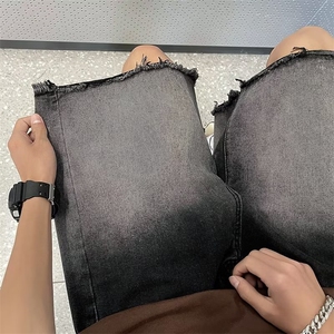 青春流行ins男直筒水洗牛仔裤 D2120 P36图片