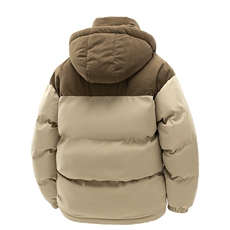 棉服撞色拼接灯芯绒外套男生冬季棉衣情侣装棉袄子M810-P85，男装棉衣，星座308B-2