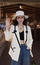 特色假领子小西装，女装西装，柏多伊俪