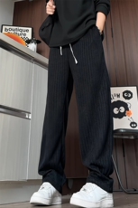 K2622/P38春装新鱼骨纹休闲裤男运动卫裤弯刀裤大码宽松舒适裤子，男装休闲裤，电商A141